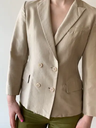 Double breasted suit jacket from Jil Sander