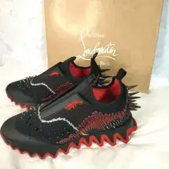 未使用✨ルブタンSHARKYMAX FLAT MAILLE