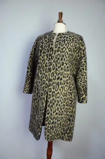 Isabel Marant brushed leopard print coat