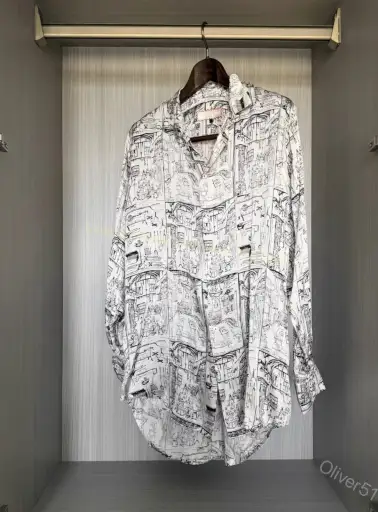 Geoffrey B. Small GBS comic silk shirt YYYY17/2610