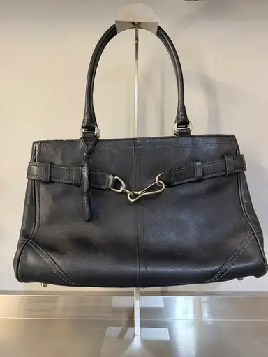 COACH BLACK TOTE BAG