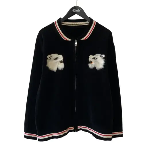 24AWNeedle Punch Rversible Ska Knitスカジャン24AW K-2