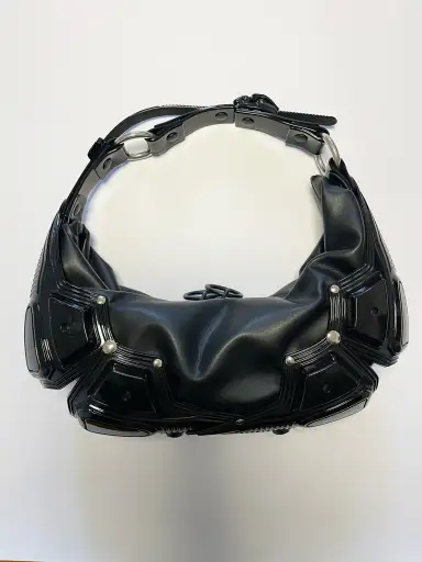 Small Half-moon Shell Shoulder Bag