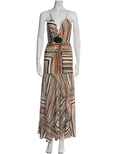 Striped Long Dress w/ Tags