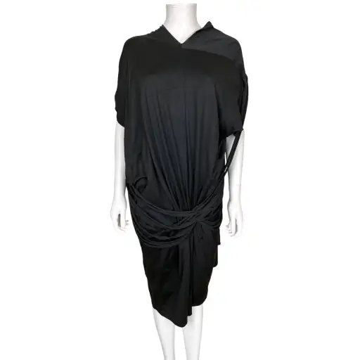 Junya Watanabe Comme Des Garçons Dress Black Cotton S/S 2014