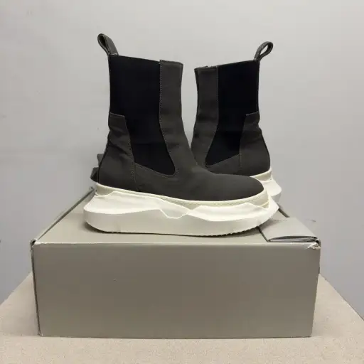 Rick Owens DRKSHDW SS21 Phlegethon Beatle Abstract Boots