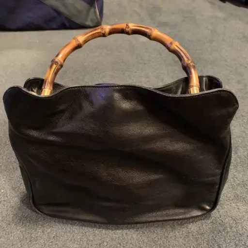 VINTAGE GUCCI BAMBOO HAND BAG