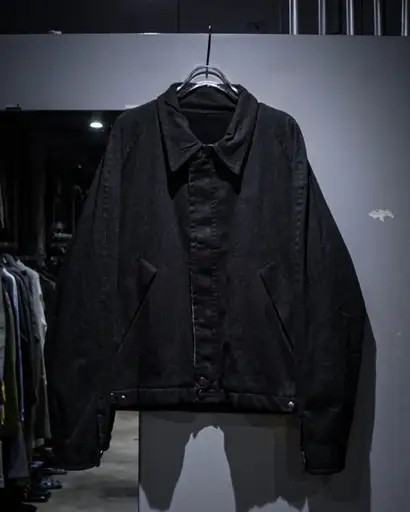 【add (C) vintage】“GIANFRANCO FERRE” Minimal Design Cotton Jacket