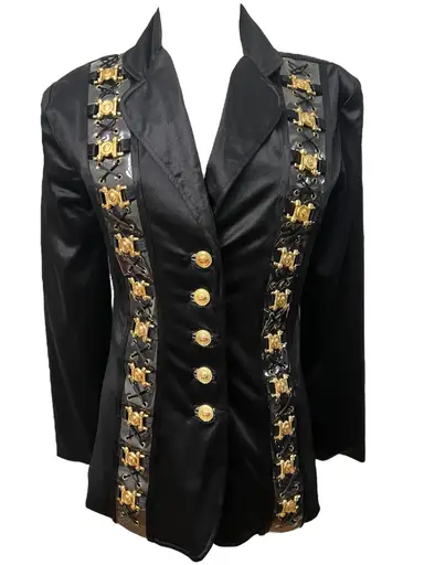 Versace Jeans Couture Vintage Bondage Medallion Jacket