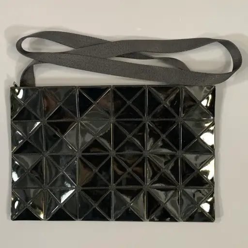 BOA BOA ISSEY MIYAKE Black Triangle Cross Body Bag