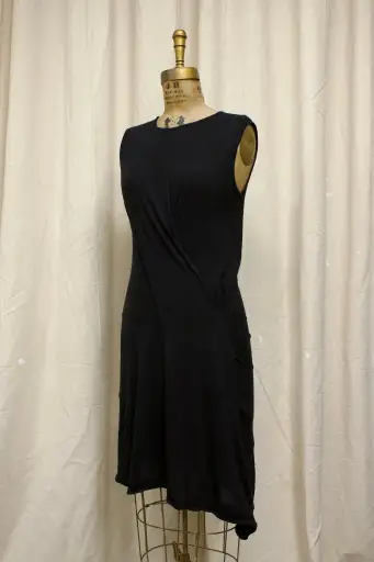 Early 2010s Ann Demeulemeester Jersey Midi Dress