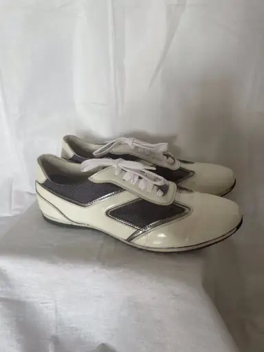 Versace patent leather sneakers
