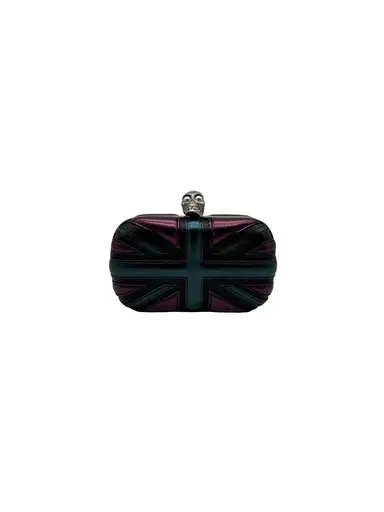 Alexander McQueen Union Jack Skull Box Clutch