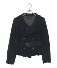 Comme des Garçons Velvet Jacket M Black Casual Womens 00s