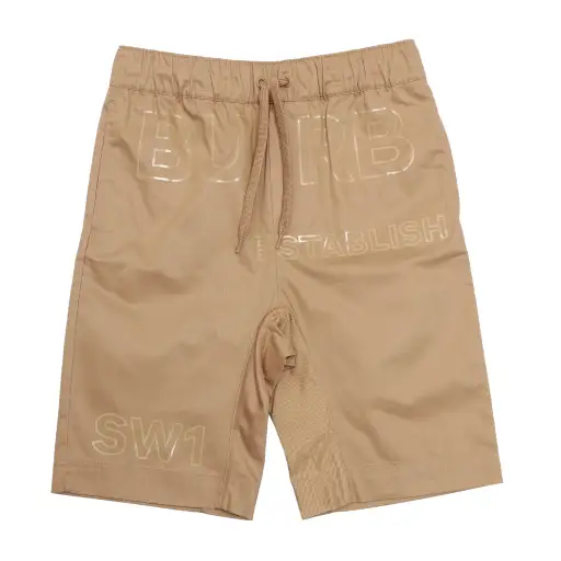 Bermuda Burberry Infantil Bege