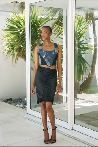 Yves Saint Laurent Black Silk Skirt by Tom Ford (AW 2001)