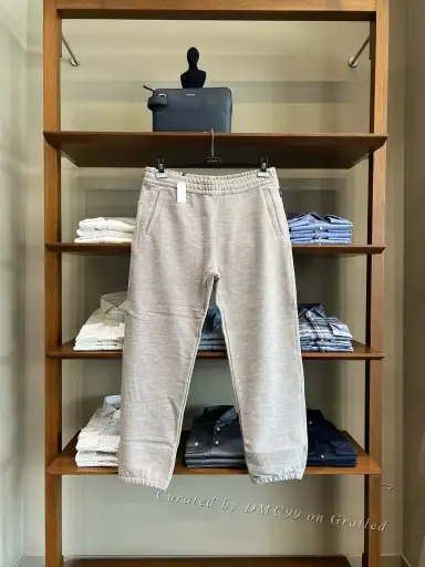 Zegna Beige Men's Thick Sweatpants