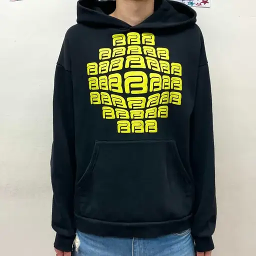 Baragan Green Logo Hoodie