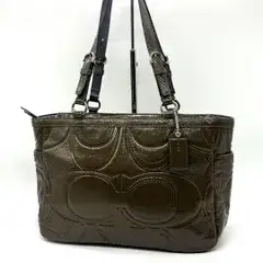 COACH Signature Gallery Stitch Tote GR