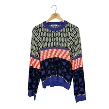 Henrik Vibskov women's sweater multicolor oversize S viscose