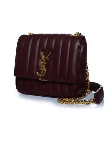 Saint Laurent, Vicky medium leather shoulder bag