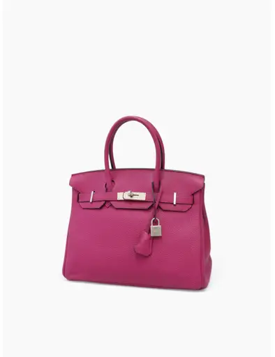 Birkin 30 Hermès Rose Pourpre