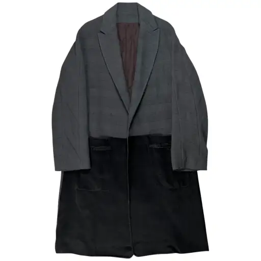 Haider Ackermann Bi-Material Sample Coat - AW18