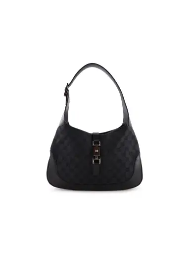 GG Jackie Canvas Medium Shoulder Bag