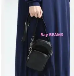 BEAMS パイピングカメラバッグ 黒 新品