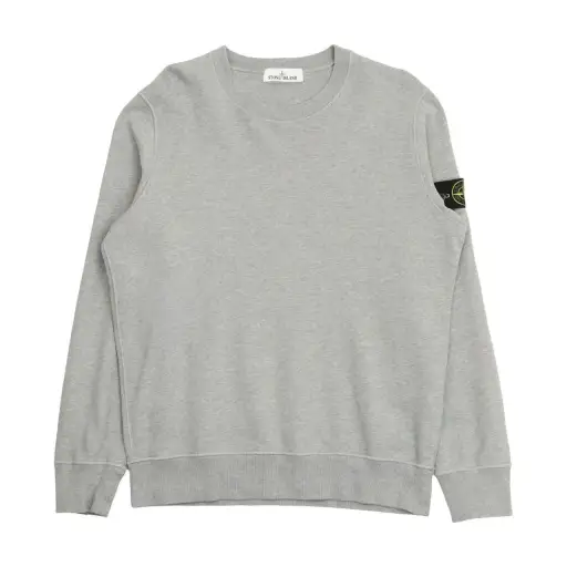 Stone Island A/W 21 Garment Dyed Cotton Crewneck Jumper