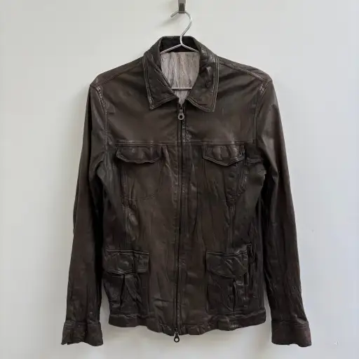 Kyoji Maruyama Four Pocket Calf Leather Jacket