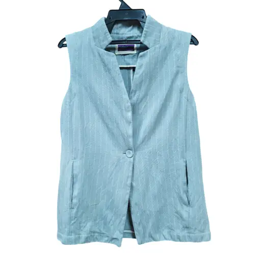 Vivienne Tam Sleeveless Pinstripes Vest Waistcoat