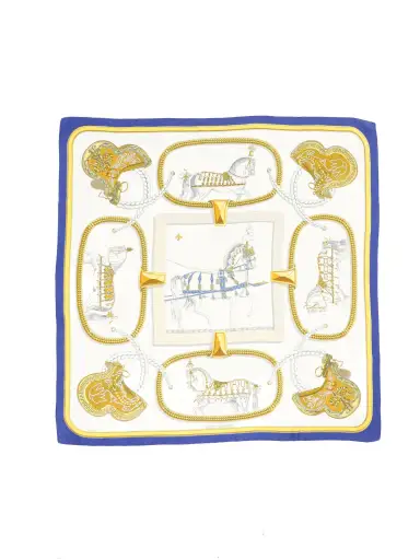 Hermes Grand Apparat Silk Scarf