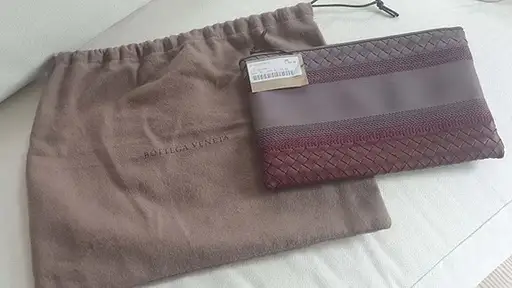 Clutch, Bottega Veneta, andet materiale
