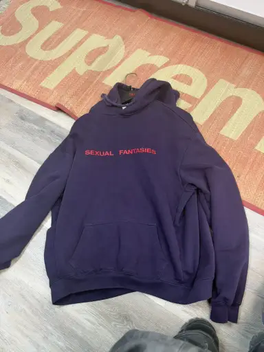 Vetements sexual fantasies hoodie