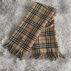 【Burberry】ノバチェック 膝掛け ブランケット ウール 大判