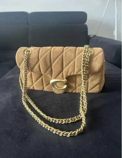 Coach Tabby 26 aus Wildleder, Warm Brown