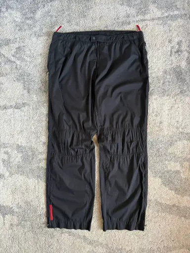 Prada SS2000 cotton & nylon pants