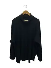 YOKO SAKAMOTO 25AW/HIGH NECK PULLOVER//Long Sleeve T Shirt/L/Cotton/BLK//