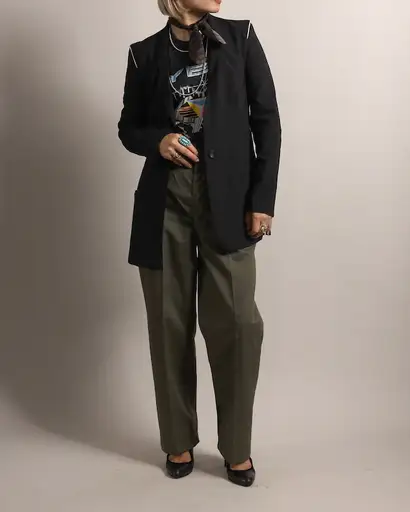 Helmut Lang  /  Line Wool Jacket