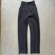 Vintage Lieve Van Gorp Trousers Pants Wool Blend Stripe Brown 36