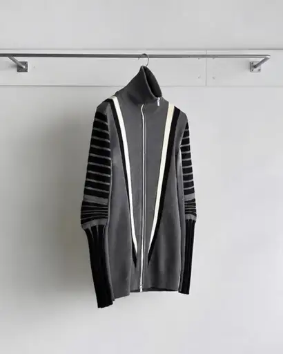 F/W2010  Kris Van Assche  - panelled zip knit