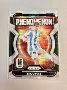 ニコ・パス Nico Paz 2026 Panini Prizm FIFA World Cup Phenomenon Pulsar Prizm #13 soccer non auto