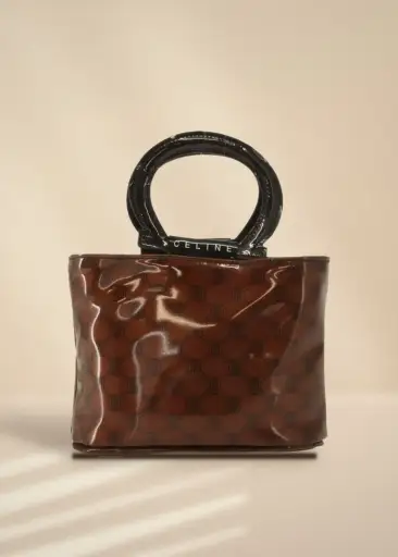 Celine Brown Macadam Handbag