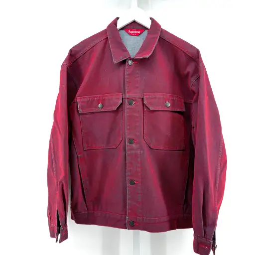 Supreme Flocked Denim Jacket