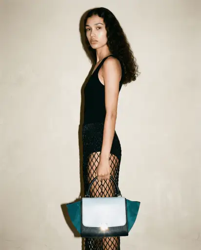 Archival Tricolor Trapeze Bag – Designed by Phoebe Philo
