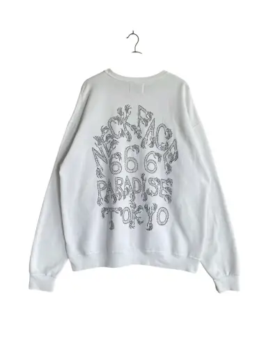 Vintage Brand Guilty Parties X Neck Face Sweatshirt 2000s
