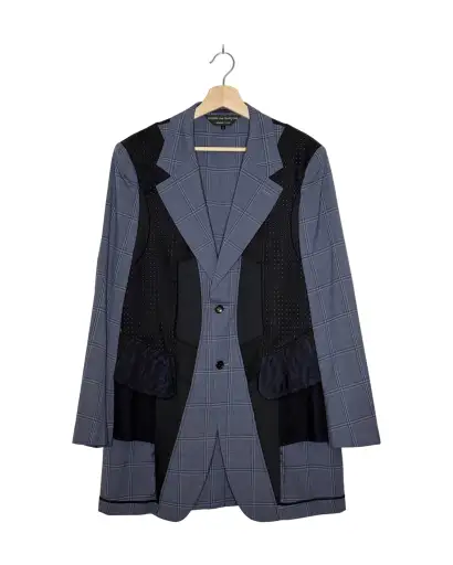 Comme Des Garcons Homme Plus 2018SS Runway Disco Inside-Out Reversed Blazer