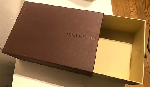 LOUIS VUITTON SKO ESKE MED SKUFF NEDSATTg