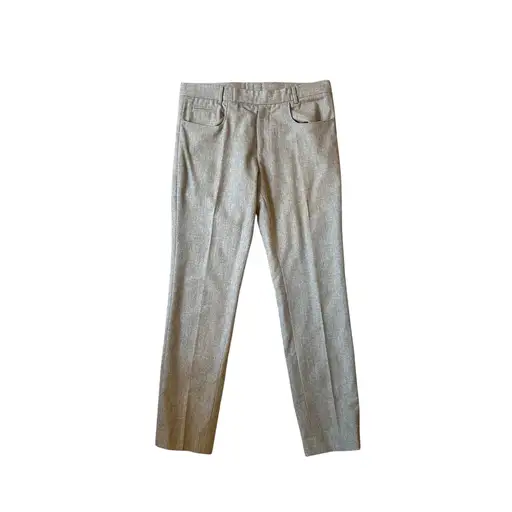 “YVES SAINT LAURENT”  Grey wool/carhmere design  slacks pants